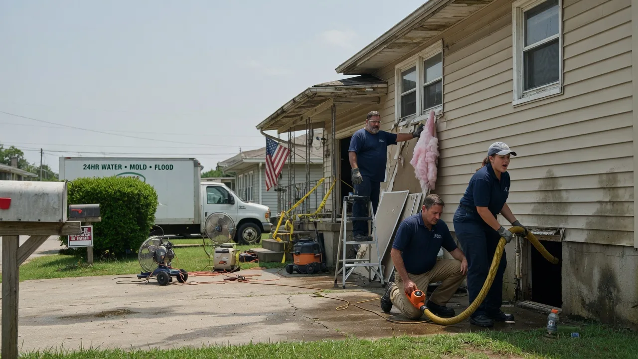 Water Damage Repair in New Burnside, IL near me
